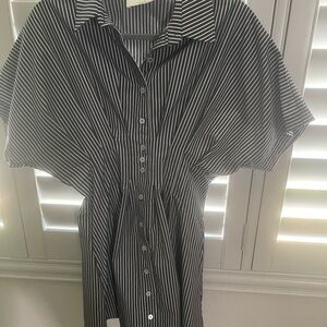 Tobi Mini Shirt Dress by Exquise